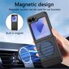 Magnetic Leather Phone For Magsafe Case For Samsung Galaxy Z Flip7 5G Wireless Charging Magsafing Protection Cover For Samsung Z Flip 7 6 5 4 Fundas
