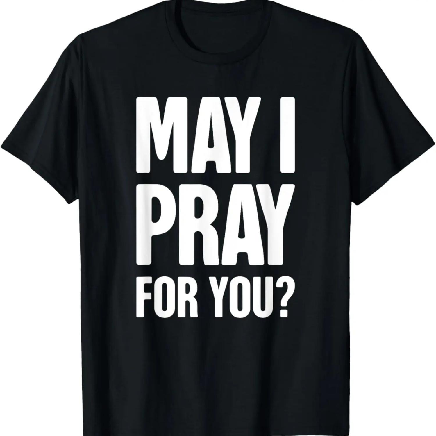 Pray - Funny Christian Church Elder T-Shirt S чёрный