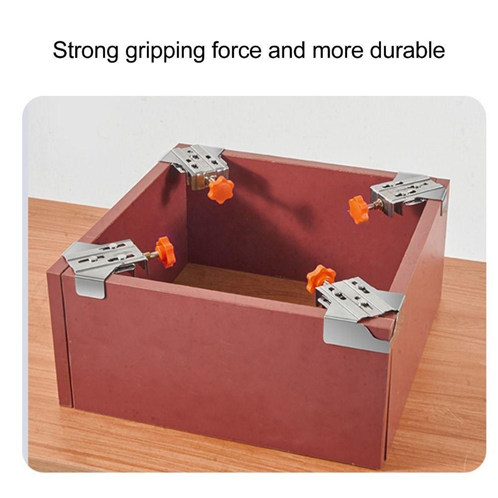 2pcs Open Style Corner Clamp Adjustable Miter Joint Clamp Durable Right Angle Clamp Metal Pipe