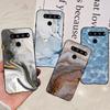 Für LG G8X ThinQ Hülle LG V50 ThinQ V50s ThinQ V50 Dual Screen Flüssigsilikon Bumper Coque Fundas Marmor Weltraummann Drache Capa