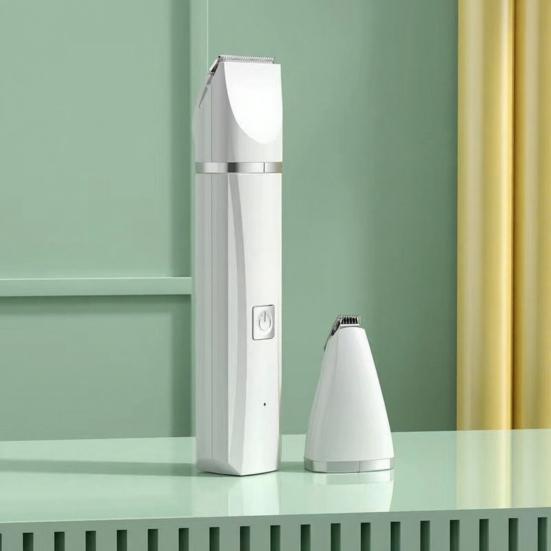 Elektrischer Tierhaartrimmer Leiser HundePfoten Trimmer Sicher Sanfter Katzenpflege Haarschneider Präzises Trimmwerkzeug für Hunde Katzen Pfoten Gesicht Ohren