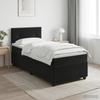 Box Spring Bed with Mattress Black 80 x 200 cm Velvet