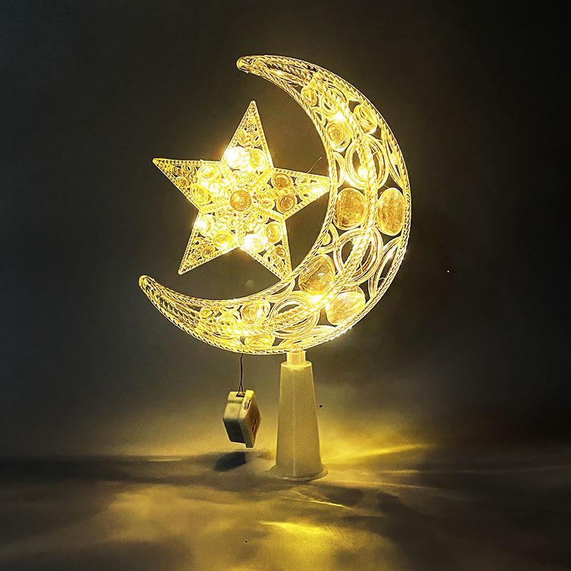 15cm Christmas Tree Decoration Stars Warm White Lights Home Room Decor LED Shining Lamp Xmas Festival TopStar Navidad 1.07in