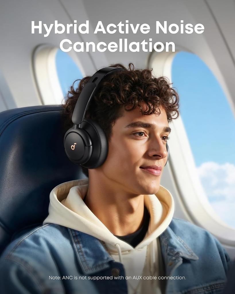 Soundcore by Anker Life Q30 Hybrid Active Noise Cancelling Headphones with Multiple Modes (Refurbished)