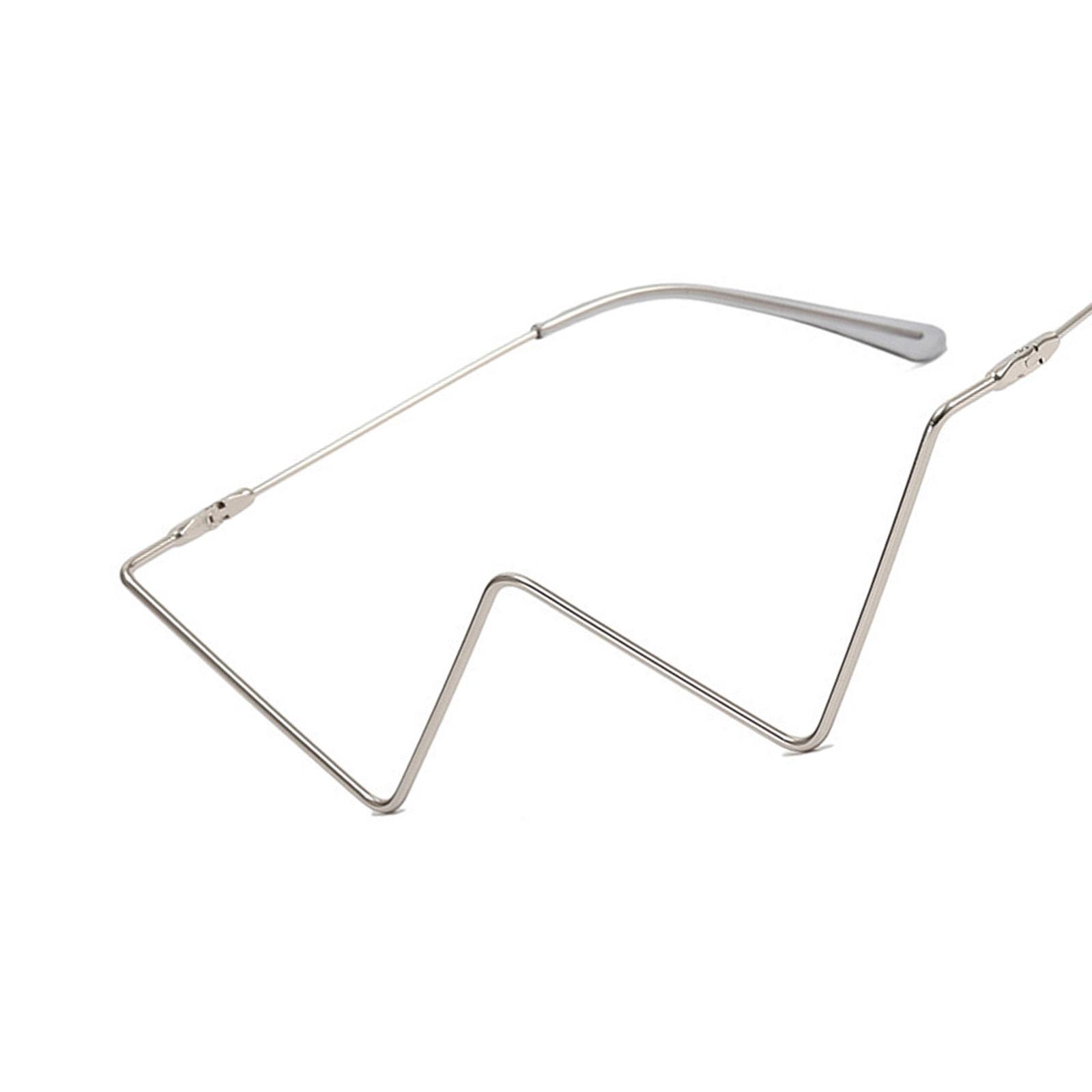 

Стильные солнцезащитные очки для девочек и мальчиков, реквизит для фотосъемки в стиле хип-хоп, полуоправа без линз, стразы, очки в форме W 3