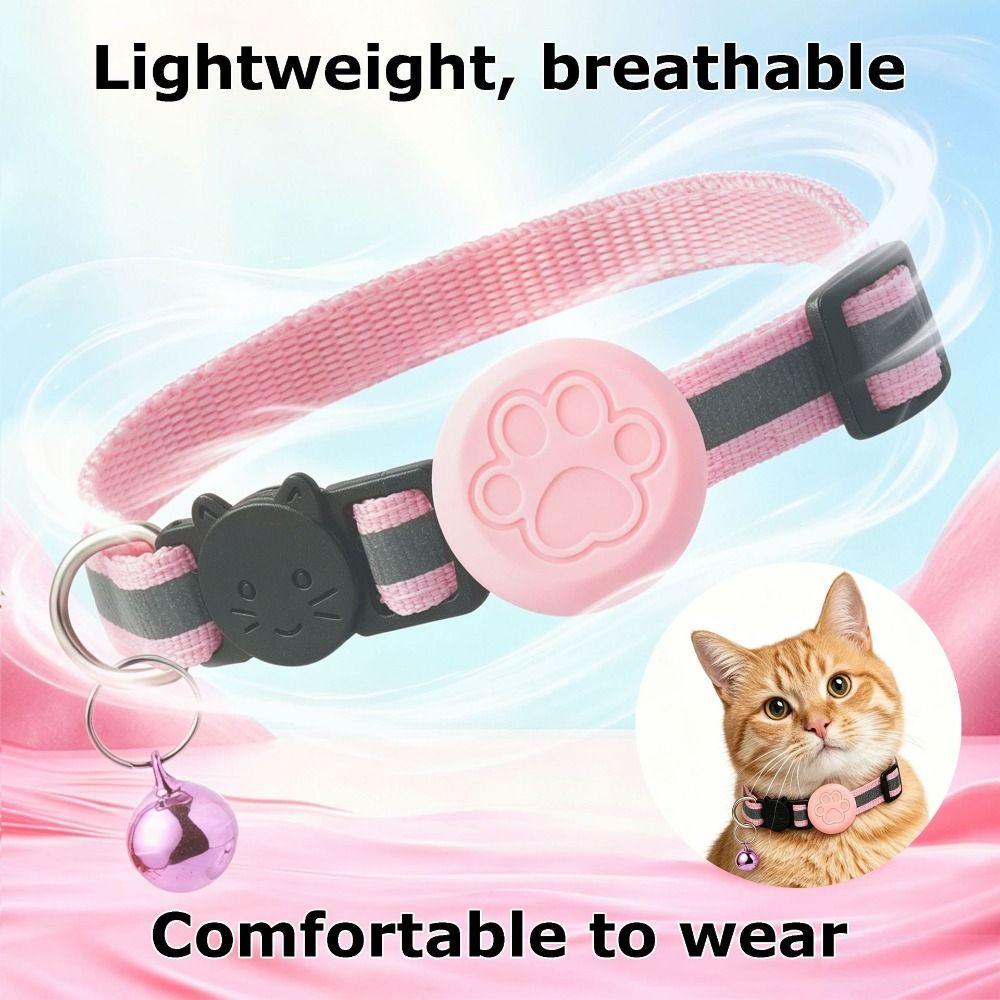 Adjustable Locator Holder Collar Puppy Collar for AirTag Pet Cat Tracker Accessories
