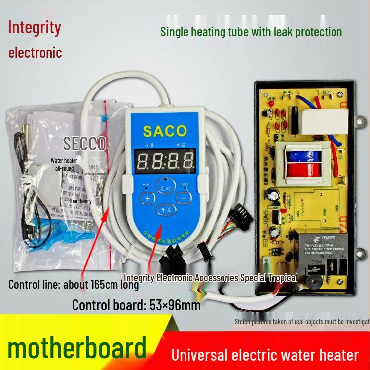 Universal Control Board for Electric Water Heater with Single/Double Pipe and Leakage Protection