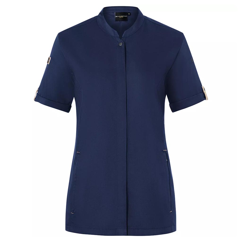 Womens/Ladies Green-Generation Chef Jacket