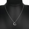 TIFFANY&Co. Open heart Necklace Elsa Peretti Silver925 heart 1.9g Women Used