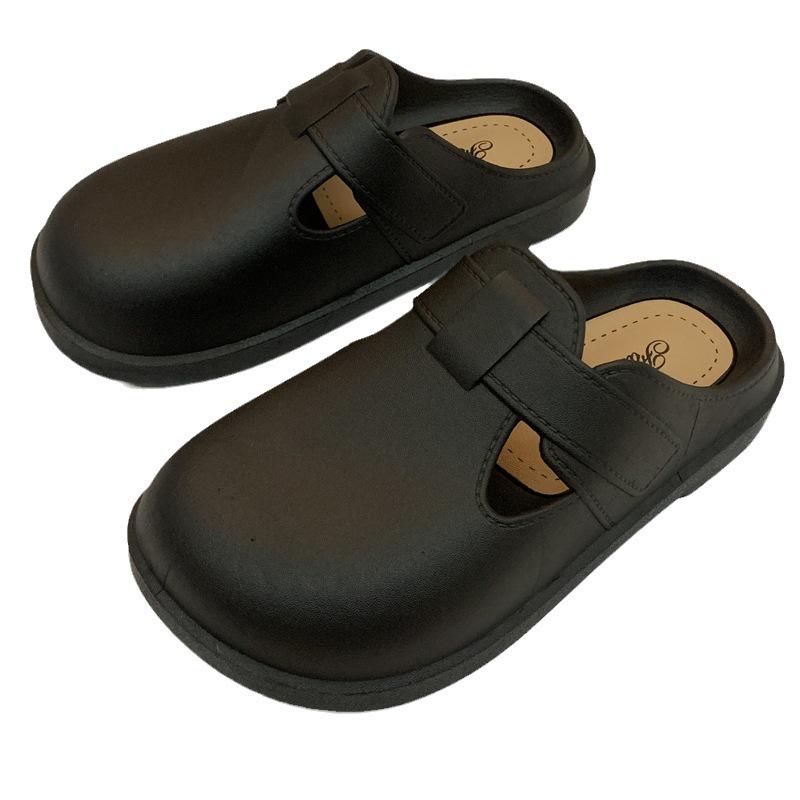 Women's Spring/Summer Lightweight Flat Hole Slippers: Simple, Comfortable, Casual Outdoor Style