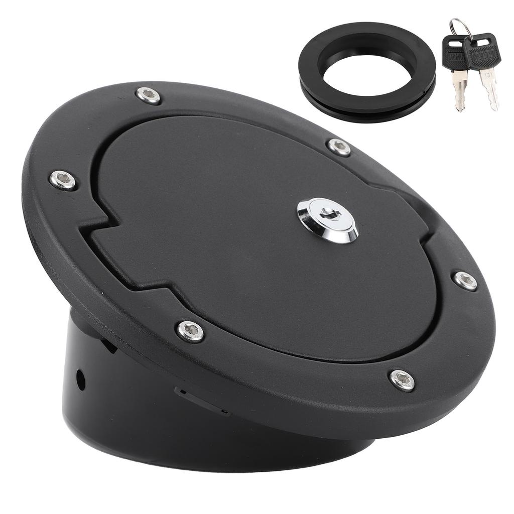Fuel Tank Cap Locking Cover Lock with 2 Key Szzt04145 Fit for Jeep Wrangler 0718 2 4Doors