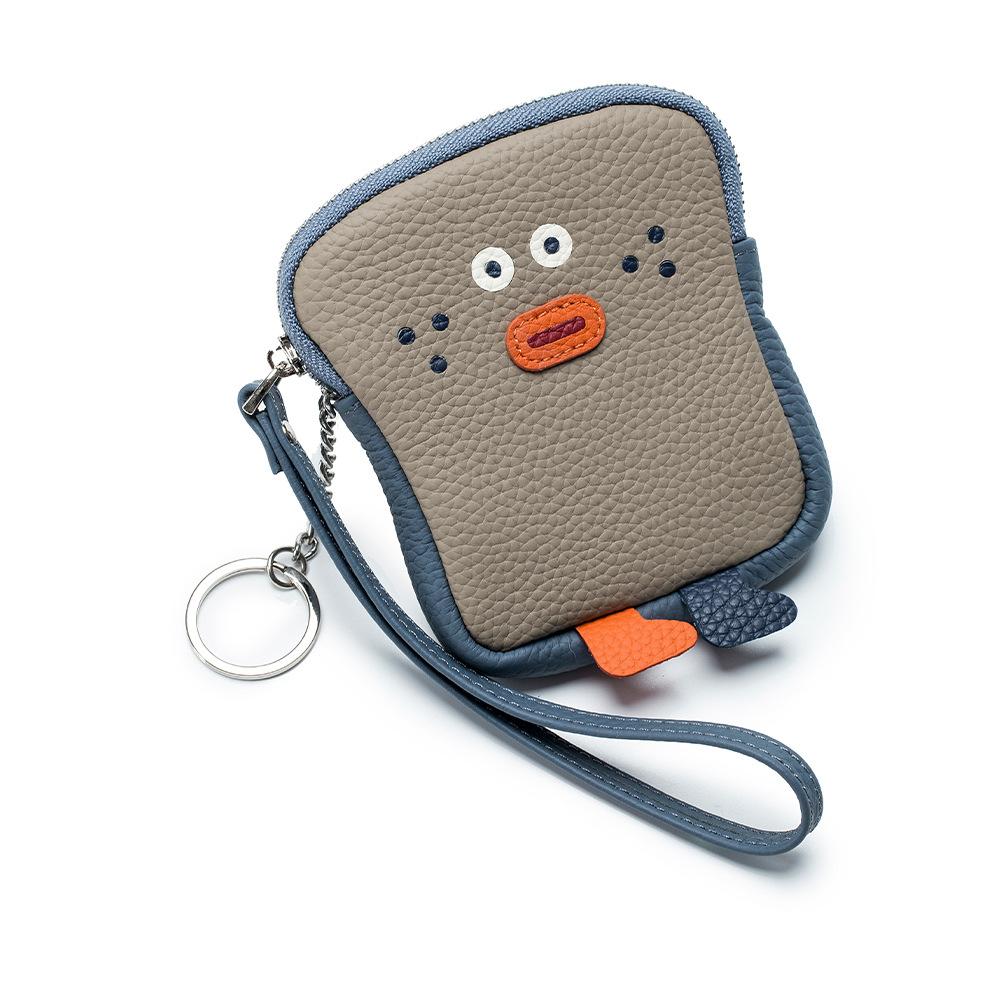 

Креативная сумка-кошелек для мелочи, женская сумка, мультяшная сумка для хранения, контрастная цветная сумка для карт, женская портативная ультратонкая сумка на запястье чернил синий