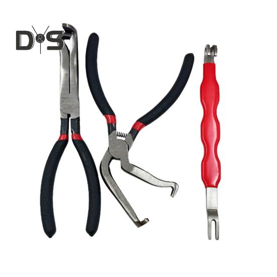 Electrical Disconnect Pliers with Ergonomic Handle Portable 60-Degree Bend Electrical Connector Disconnect Pliers Automotive Tools