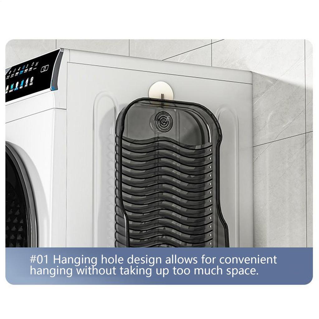 Washing Board For Laundry Laundry Wash Board For Hand Washing Clothes Non-Slip Washer With Soap Holder For Clothes Underwear