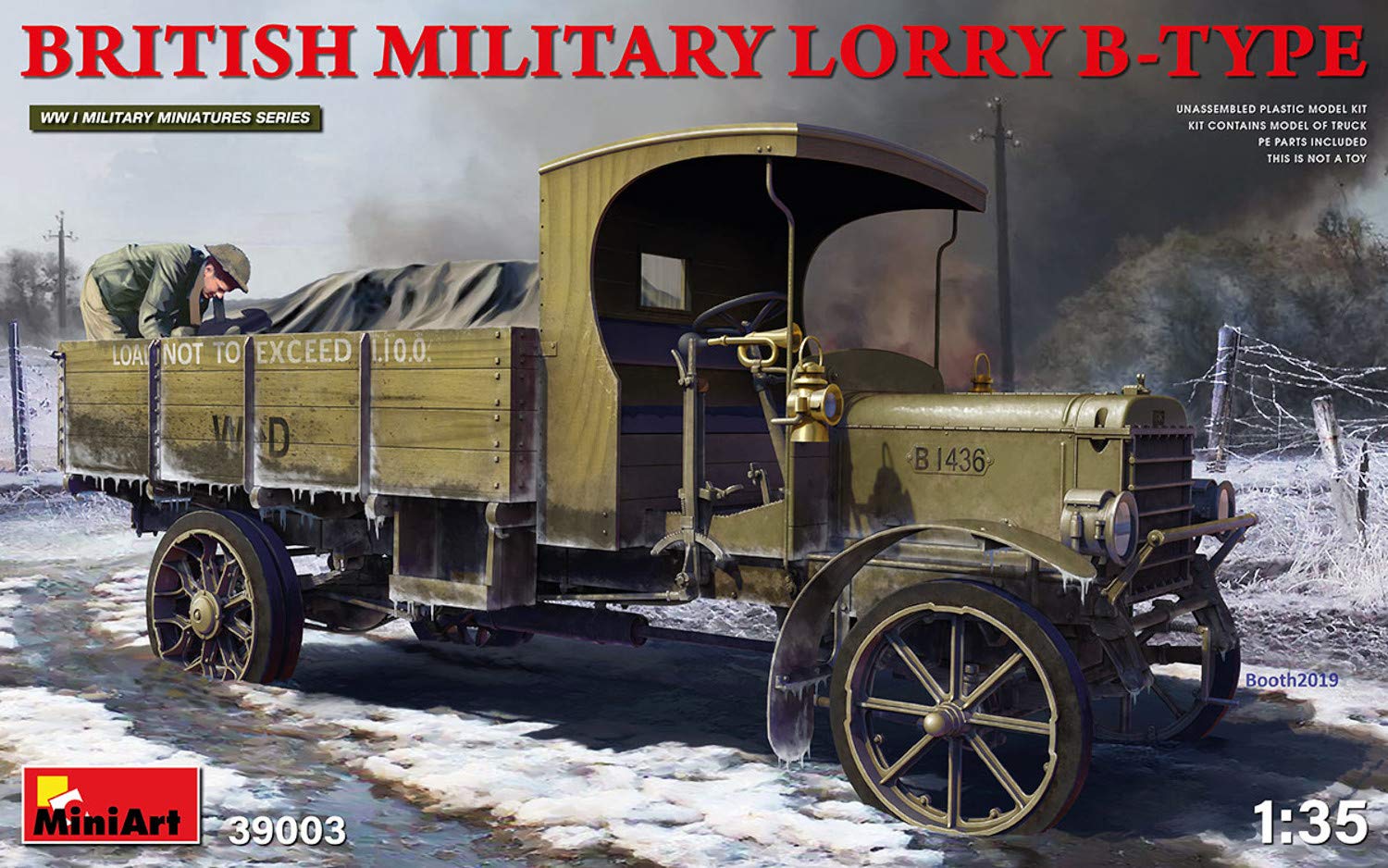 

Miniart British Military Truck B Type Plastic Model MA39003 1/35