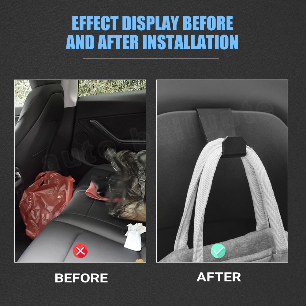 Pentru Tesla Model 3 Model Y 2022 2023 Scaun auto Tetiera Cârlig multifuncțional Umerașe de fixare pentru interior