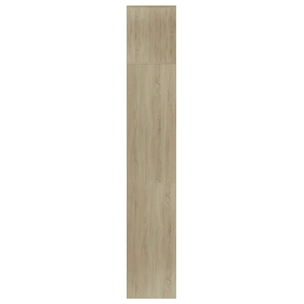3 Piece Bookcase TV Cabinet Set in Sonoma Oak 70.9 x 11.8 x 70.9 (W x D x H)