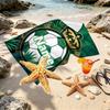 Custom Name Personalized Club Santos Laguna Print Beach Towel, for Trip Camping Beach Party Home Decor, Birthday Gift for Family & Friends