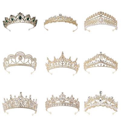 Corona Nuziale Retro in Lega Accessori per Capelli da Sposa Antichi