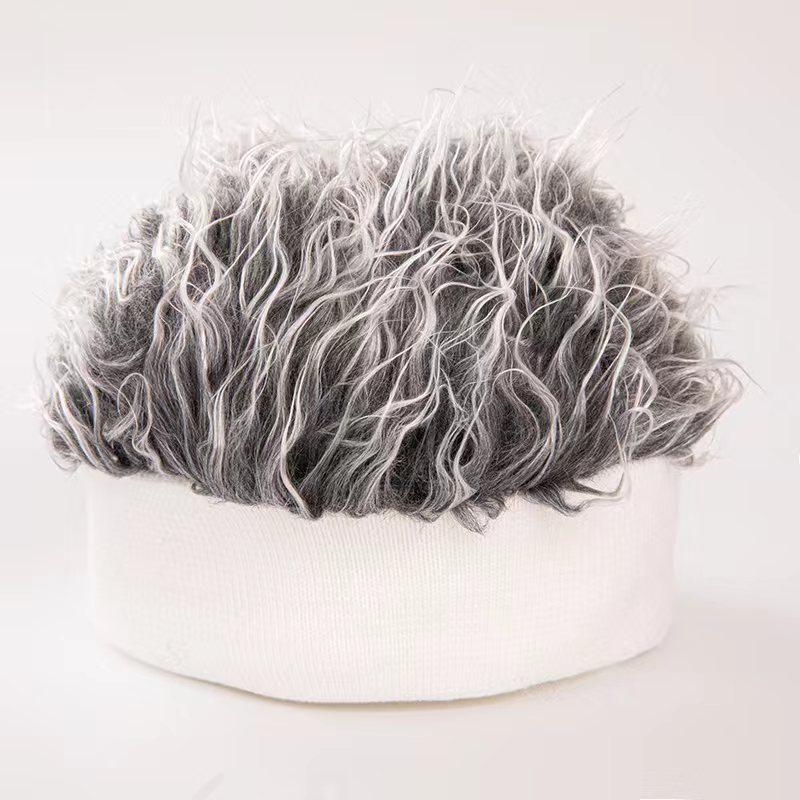 Retro Plush Brimless Knit Hat - Men's Autumn/Winter Trend