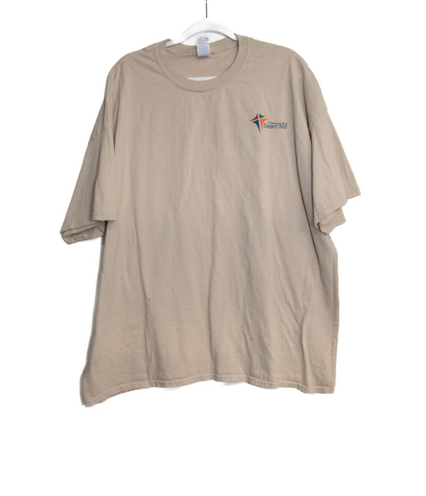 Classic Beige 3XL T-Shirt With Marvellous Steam Mill Logo