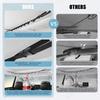 Rope Design Car Clothesline 83cm-119cm Adjustable Length Adjustable Clothes Hanger  For Traveling