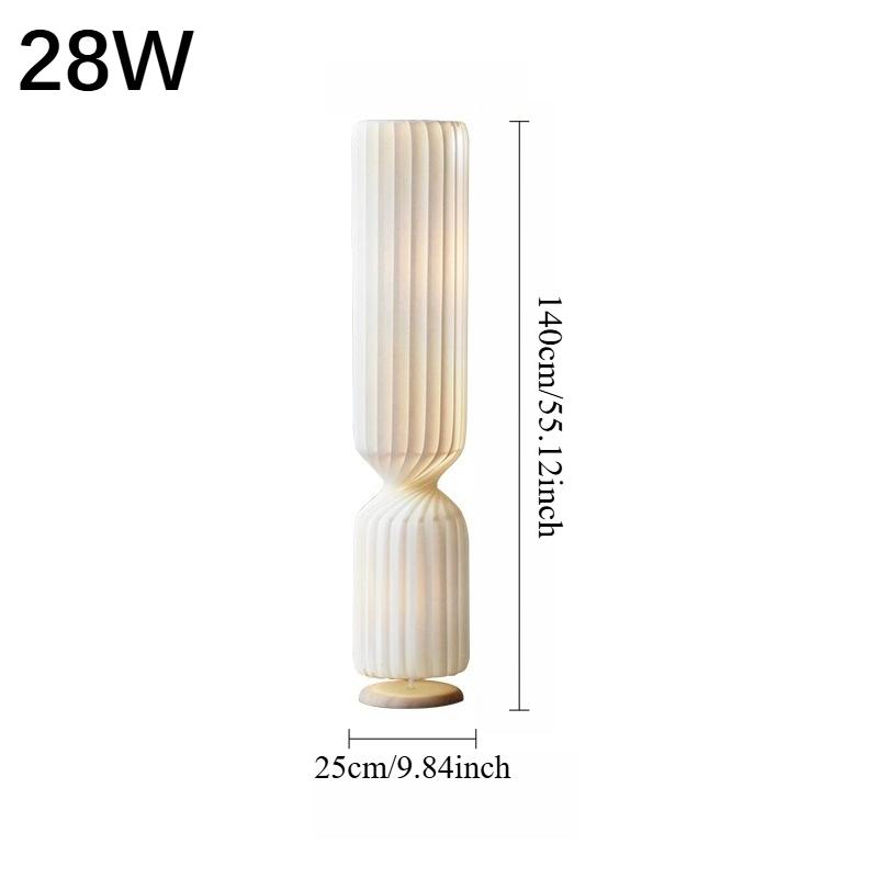 Nordic Modern Floor Lamp with LED Light Source Cloth Art Design White Silk Shade for Home Decor Living Room Restaurant Hotel