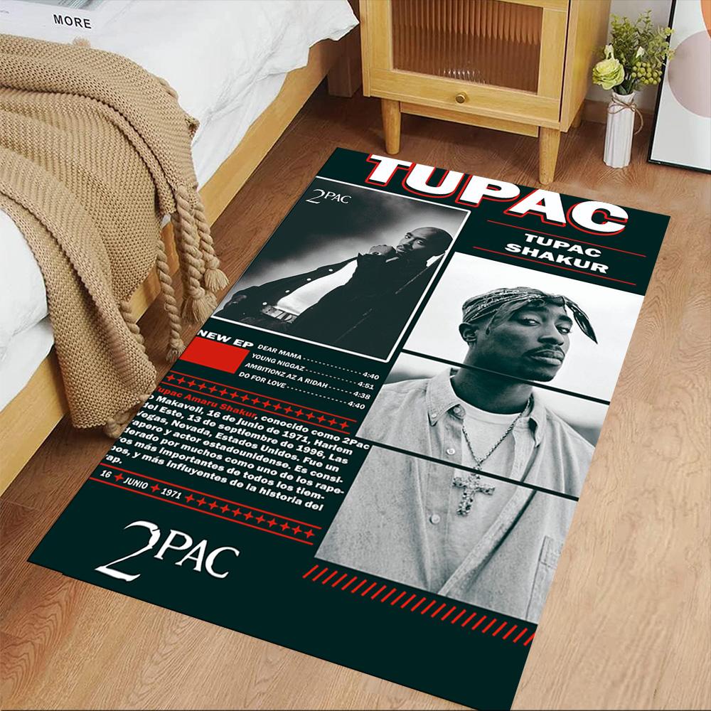2pac Area Rug Perfect for Entryway Living Rooms Decorate Room Dormitory Anti-slip Rug Decorate Offices Perfect Birthday/Christmas Gift Idea