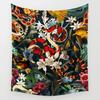 Blumen Wandteppich Wandbehang Mysteriös Romantischer Wandteppich Hintergrund Mandala Haus Wohnzimmer Schlafzimmer Dekor Wandteppich Dekoration