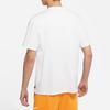 T Shirts Men's White Crew Neck Moderate Straight Fit DQ9296-100
