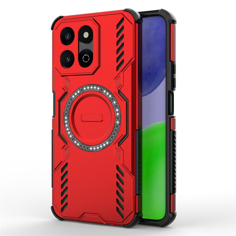 

For Honor X7c Case Honor X7c 4G Cover Heat Dissipation Magnetic Wireless Charging Protective Back Phone Cases On Honor X7c Funda 4G Version&Honor X7c