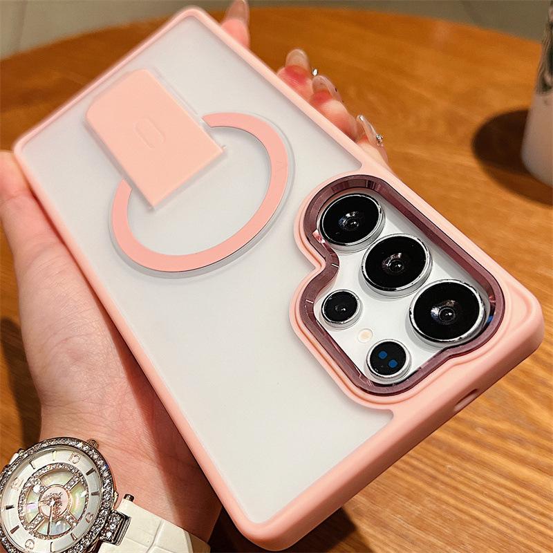 Invisible Magnetic Phone Case for Samsung S25 Ultra, Compatible with S24 FE/S23/S25 Plus