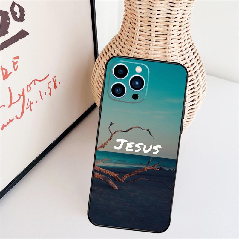 

Verse of The Christian Bible Jesus Phone Case For iPhone 17 Pro Max 16 15 11 13 12 14 Pro Max mini 15 16 Plus 16e 17 Air Cover For iPhone 11