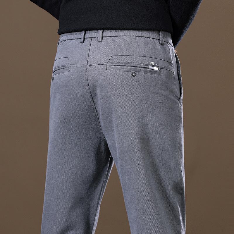 Herrars vardagsbyxor Herrars moderiktiga smala raka byxor Höst