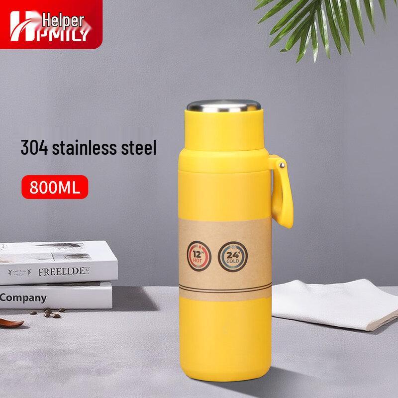HPMILY 304 Stainless Steel Insulated Tea Infuser Bottle