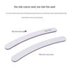 Double-Sided Gray Nail File: Durable Sandpaper Strip for Shaping and Repairing Nails.