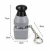 Light Up Pressure Cooker Voice Keychain Keyboard Clicker Button Sound Pendant  Kids Toy