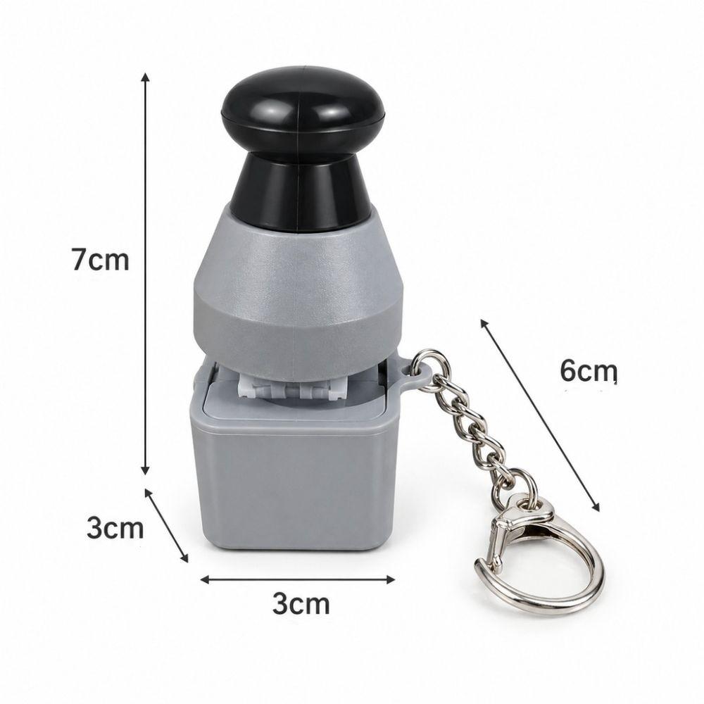 Light Up Pressure Cooker Voice Keychain Keyboard Clicker Button Sound Pendant Kids Toy