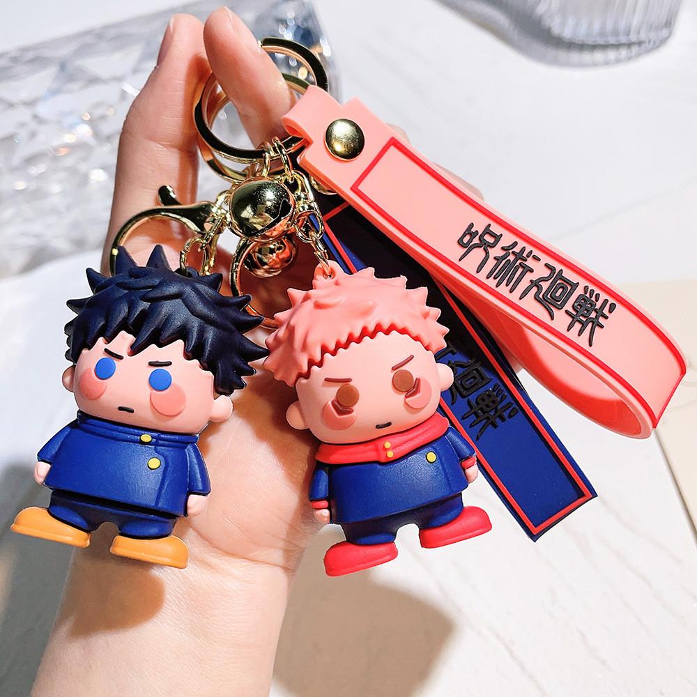 Adorable Jujutsu Kaisen Keychain Figures 2024 Gojo Satoru Yuji Itadori Collectibles