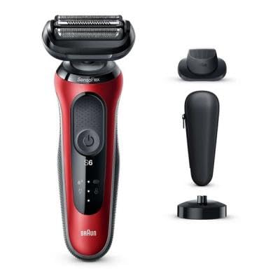 Braun Close Series 6 Rechargeable Shaver, Red, 60-R4200CS