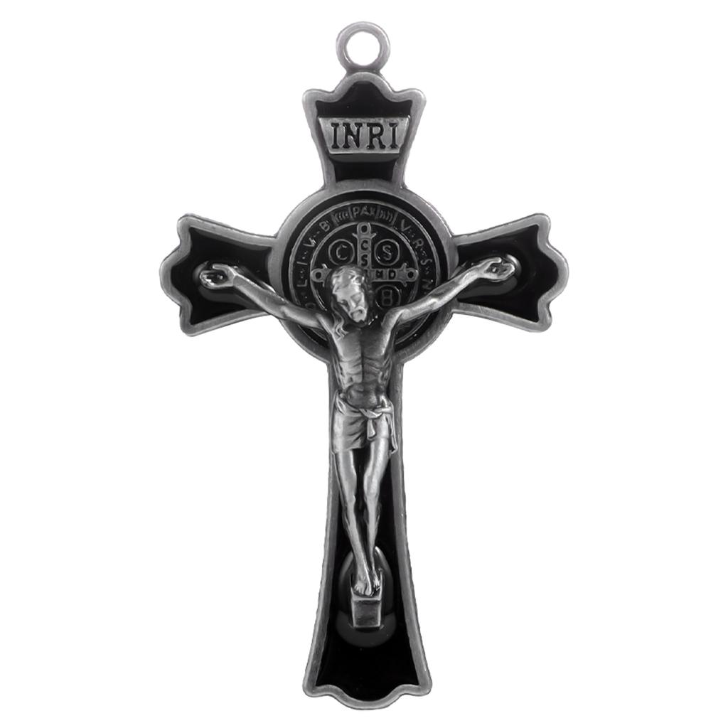 Multi Style St. Benedict's Cross, Jesus Christ Pendant, Religious Prayer Decoration Supplies