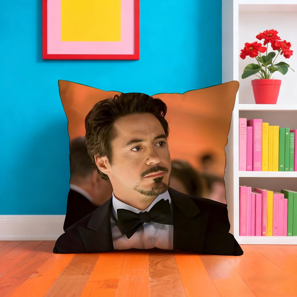 Robert DDowney Jr RAPPER Pillow Case Pillow Case Plush Fabric Soft Double Sided Print Home Sofa High Quality Cushion