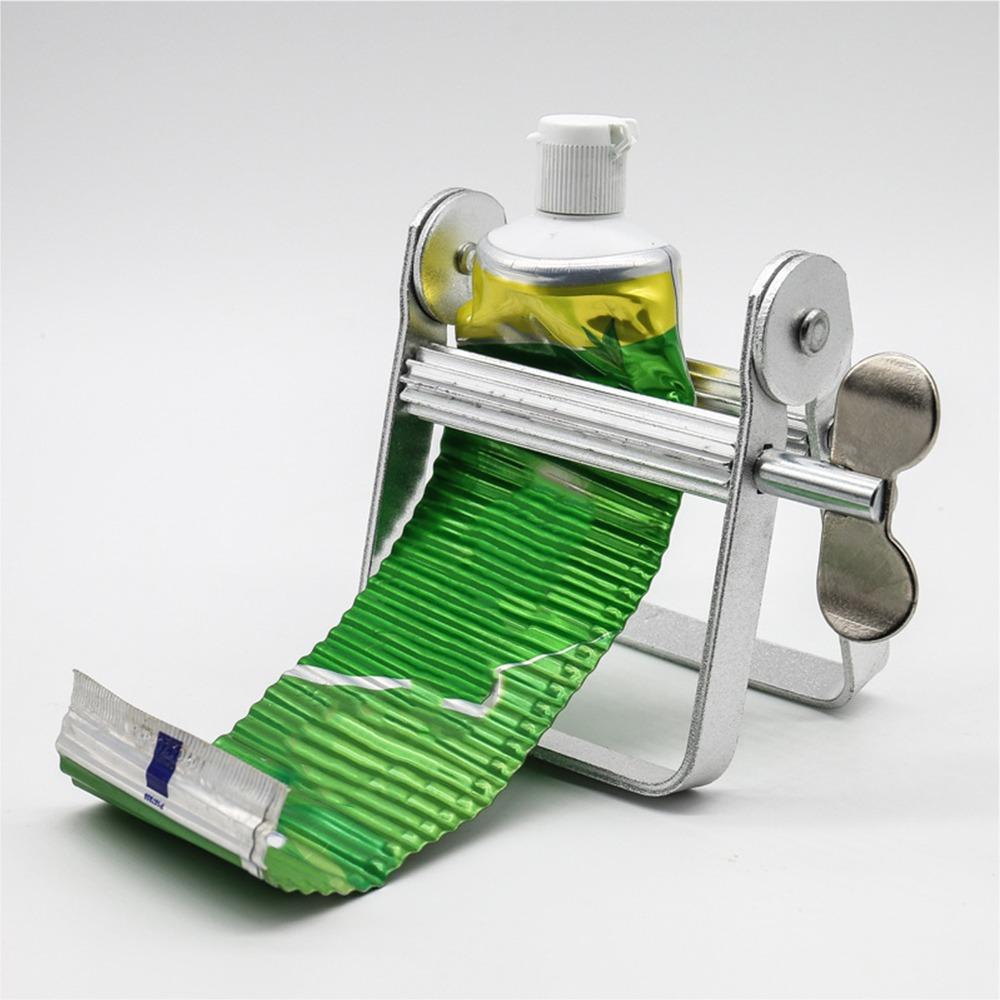 Silver Metal Paste Squeezer Durable Easy To Use Toothpaste Tube Squeezer Reasonable Easy To Store Hair Paste Squeezer Household
