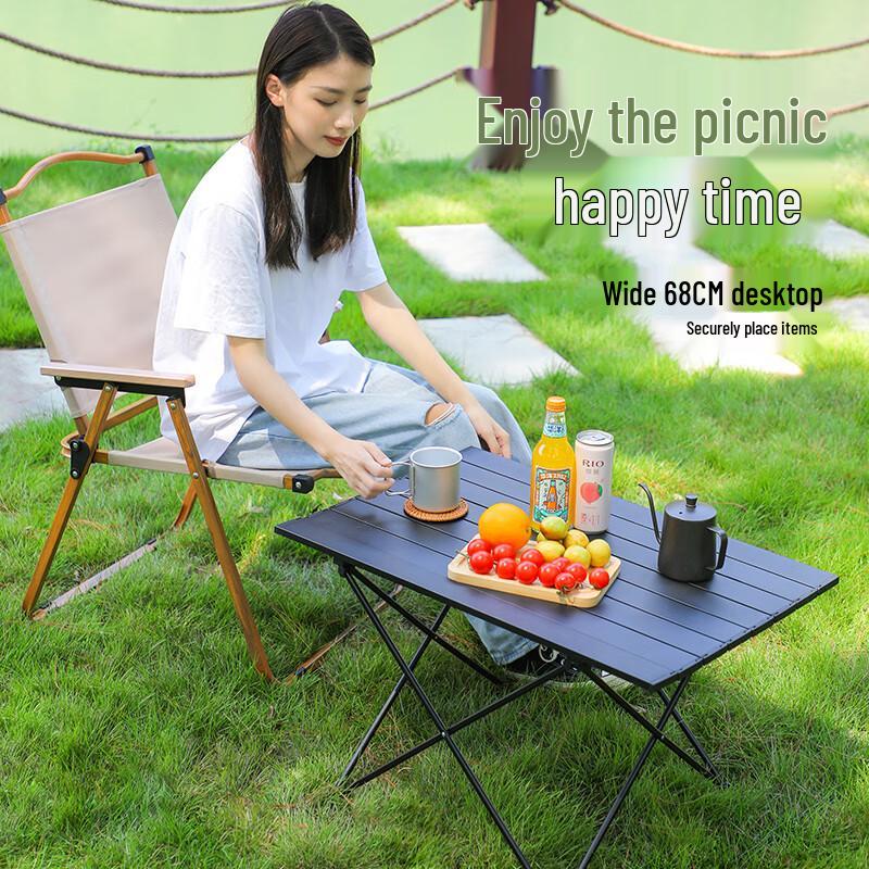 OEING Portable Aluminum Folding Camping Table