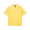 Cămașă Polo Ralph Lauren cu Logo, cu Nasturi pe o Parte, Mânecă Scurtă, Culoare Uni, Brodată, Cămăși pentru Copii, Galben 323964585-003