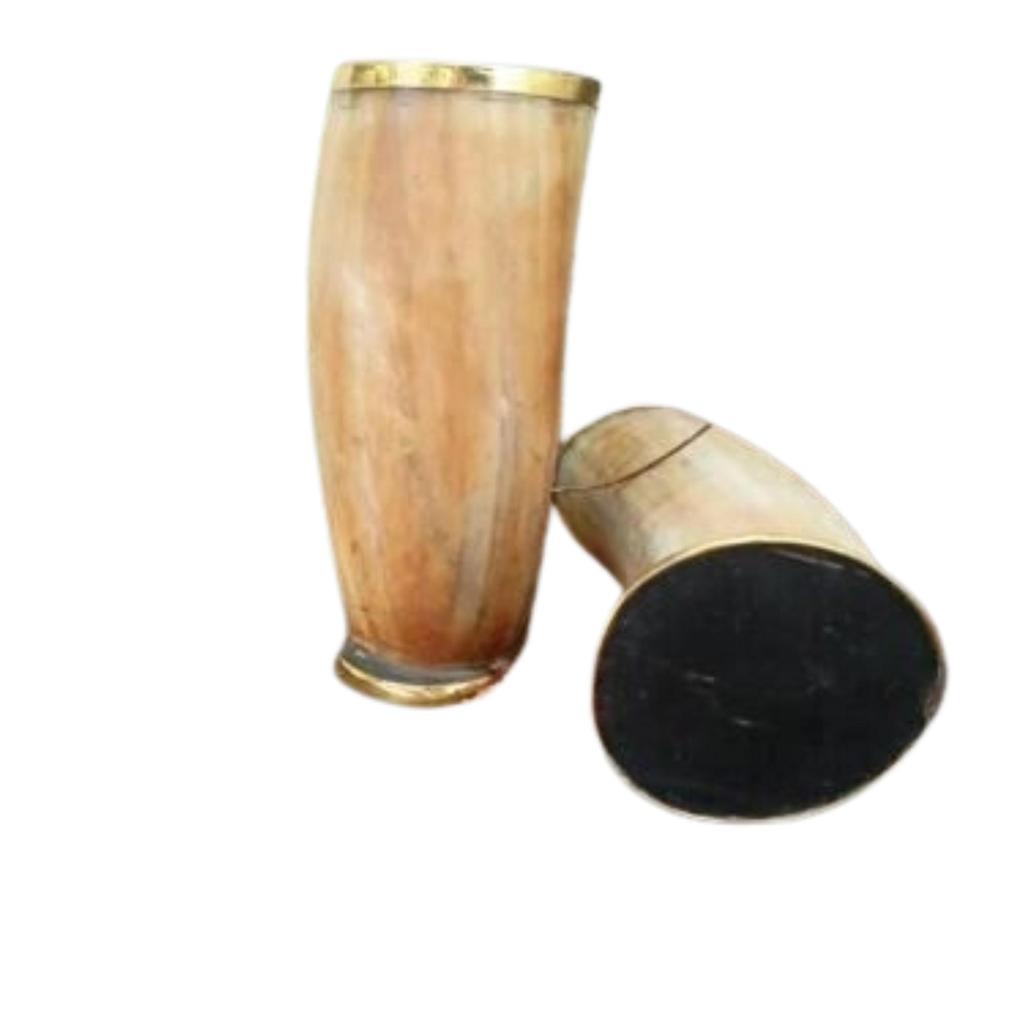 2dílný Vlastní Hrnek z Volského Rohu Vikinský Pijácký Pohár Přírodní Vánoční Dárek