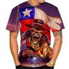 Hot Selling New Live Dead 3D Printing T-shirt Rock Music Round Neck Short Sleeve Heavy Metal Fashion Casual Men's Unisex Top