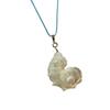 Conch Pendant Collarbone Necklace Crafted Of Shell and Cord Portable Jewelry for Women Beach Styles Accessory