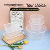ZISIZ Disposable Rectangular Plastic Lunch Box