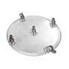 Round Acrylic Tray Multipurpose Sturdy Stable Transparent Flower Pot Bottom Support for Home Office
